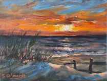 Sonnenuntergang am Meer, 18x24cm kl.jpg